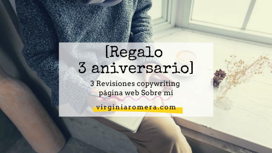 Lee más sobre el artículo Cumplo 3 años, y tengo un regalo para ti, y para ti, y para ti.